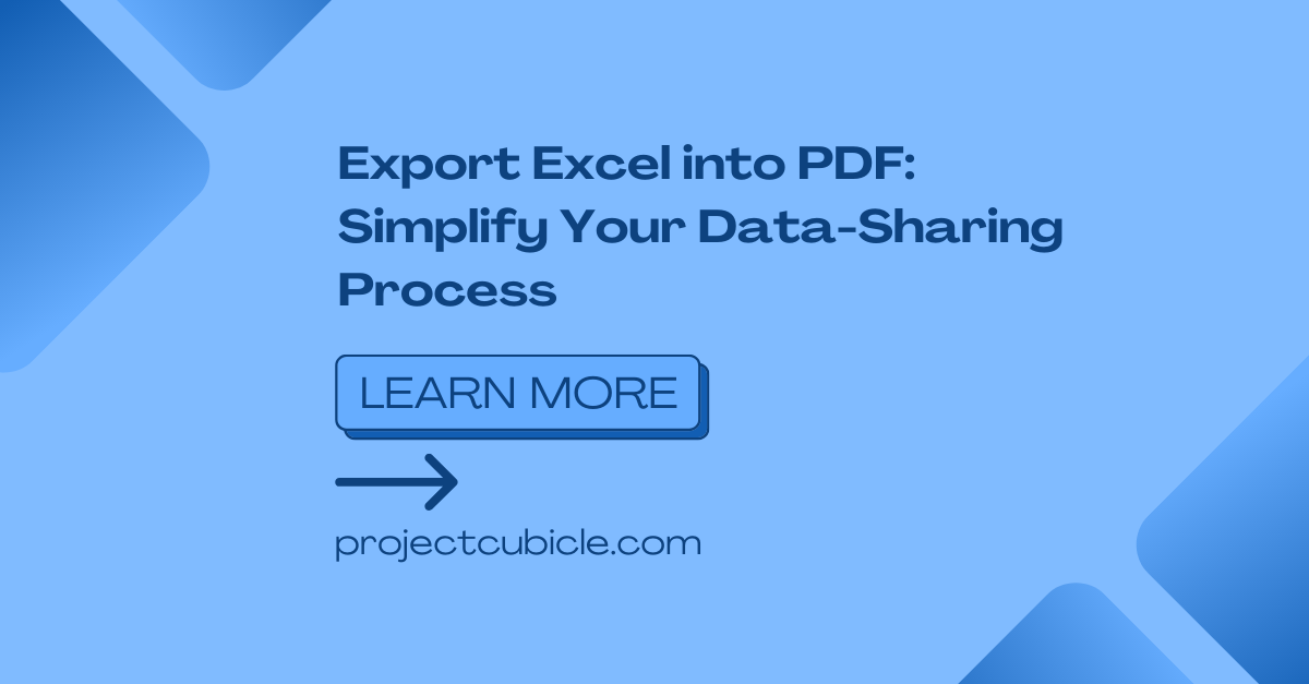 Export Excel into PDF: Simplify Your Data-Sharing Process