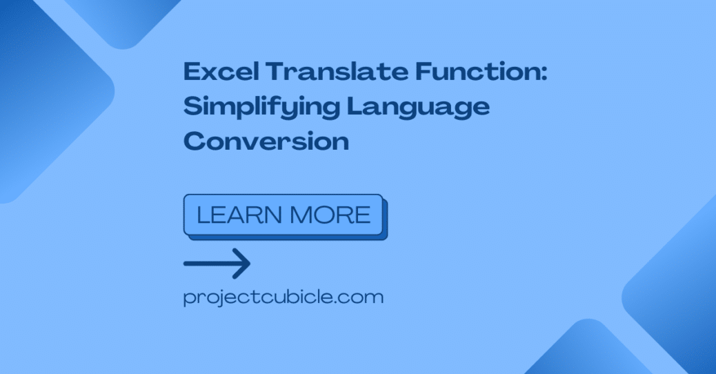 Excel Translate Function: Simplifying Language Conversion