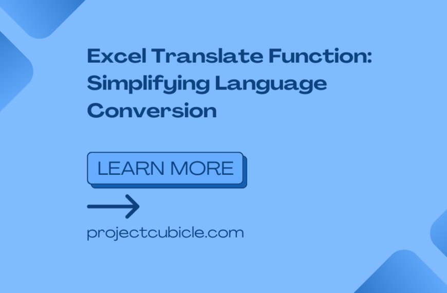 Excel Translate Function: Simplifying Language Conversion