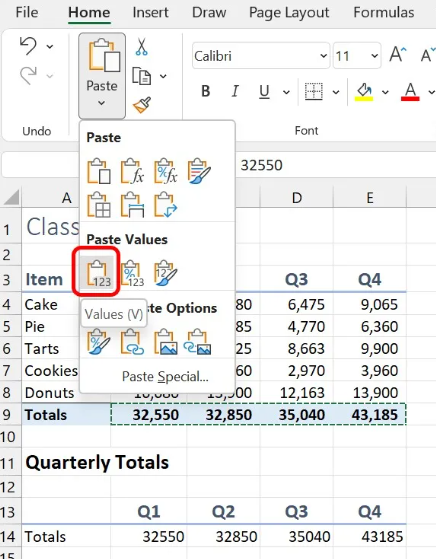 Excel Shortcut Paste Values: Quick and Efficient Data Manipulation