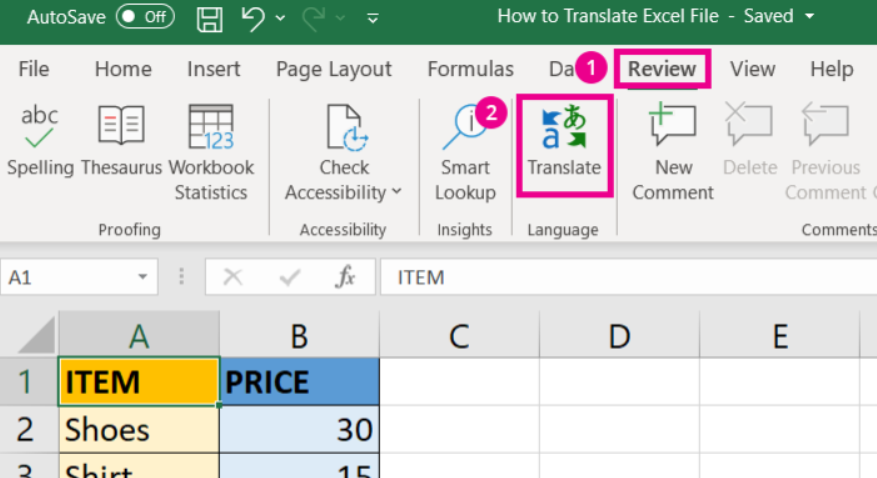 Excel Translate Function: Simplifying Language Conversion