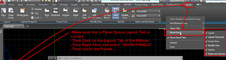 Modifying the Layout Tab