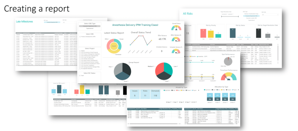 Create Report Power BI for Dashboards