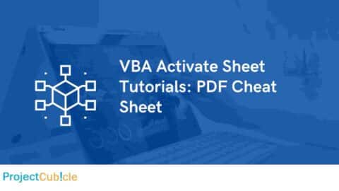 VBA Activate Sheet Tutorials: PDF Cheat Sheet