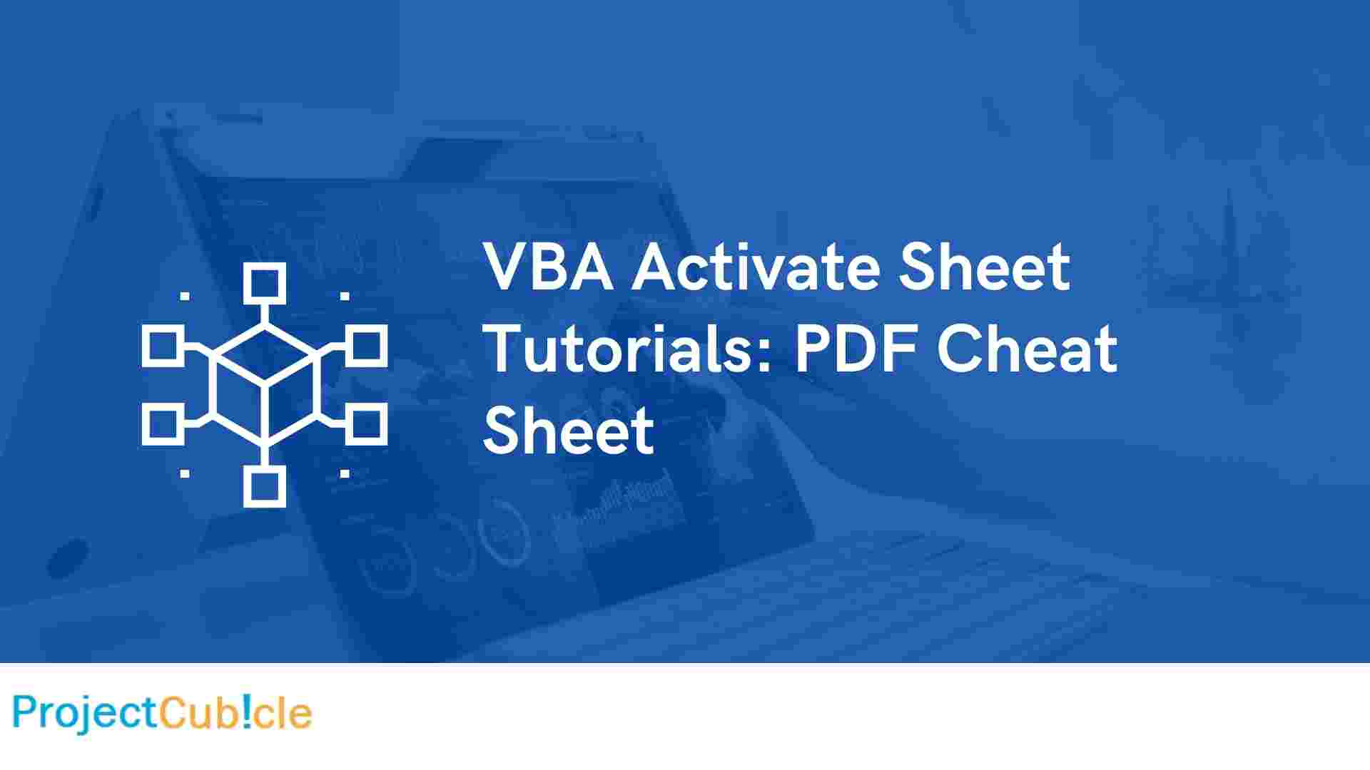 Vba Activate Sheet Tutorials: Pdf Cheat Sheet
