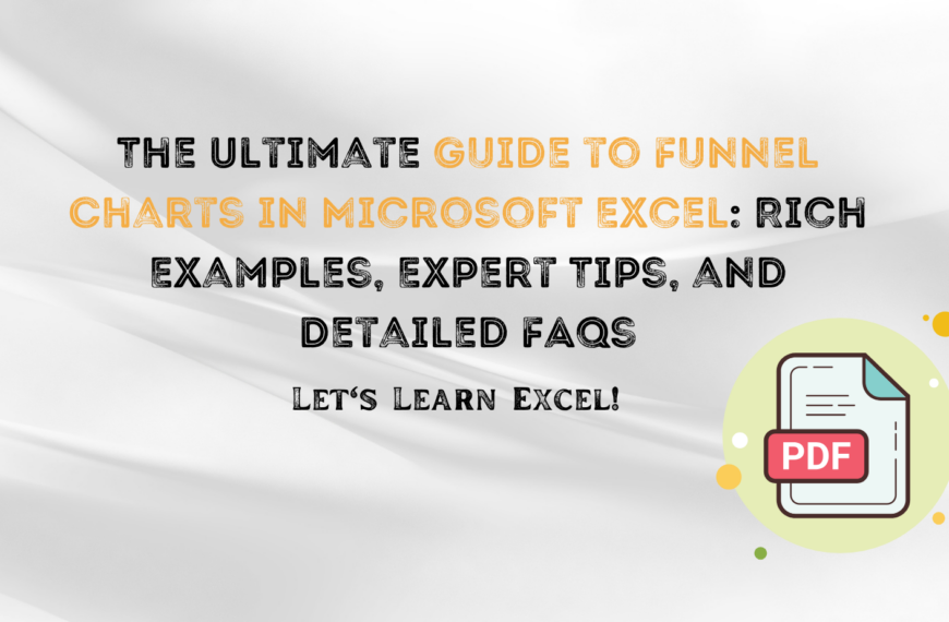 Funnel Charts in Microsoft Excel