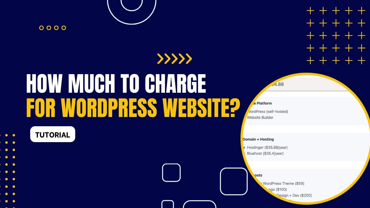 Charge for WordPress Website
