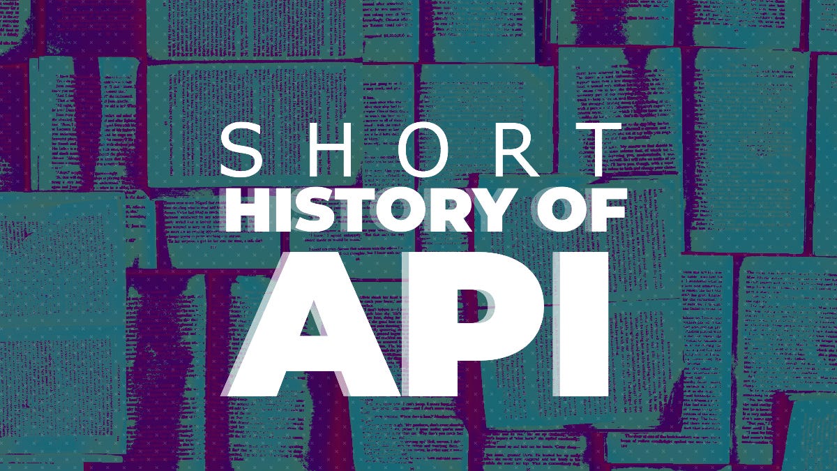 The Historical Evolution Of Apis What Is An Api Application Programming Interfaces