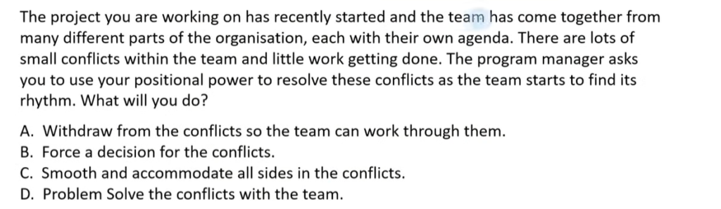 Sample Pmp Question