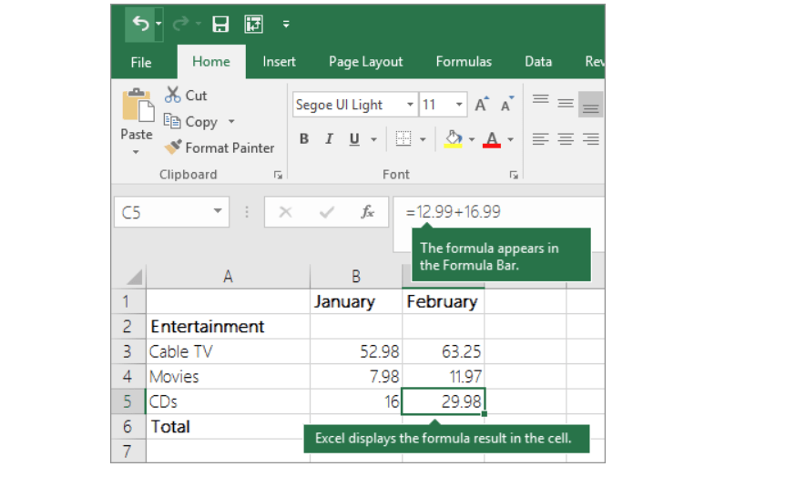 Mathematical Functions in Excel