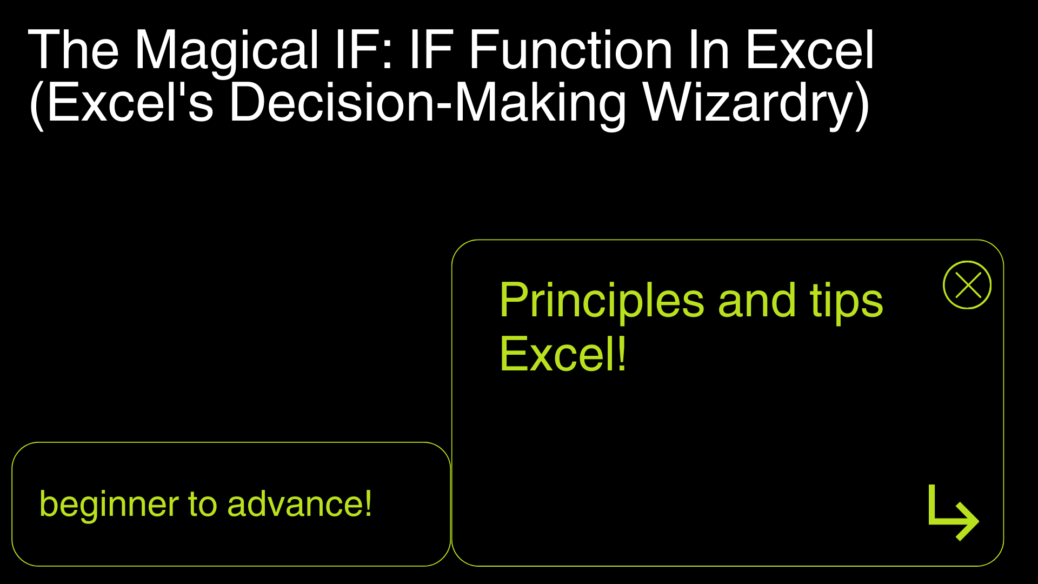 The Magical IF IF Function In Excel (Excel's Decision-Making Wizardry)
