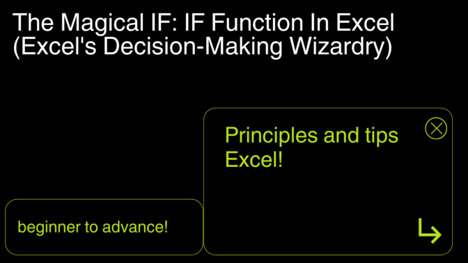 The Magical If If Function In Excel (Excel'S Decision-Making Wizardry)