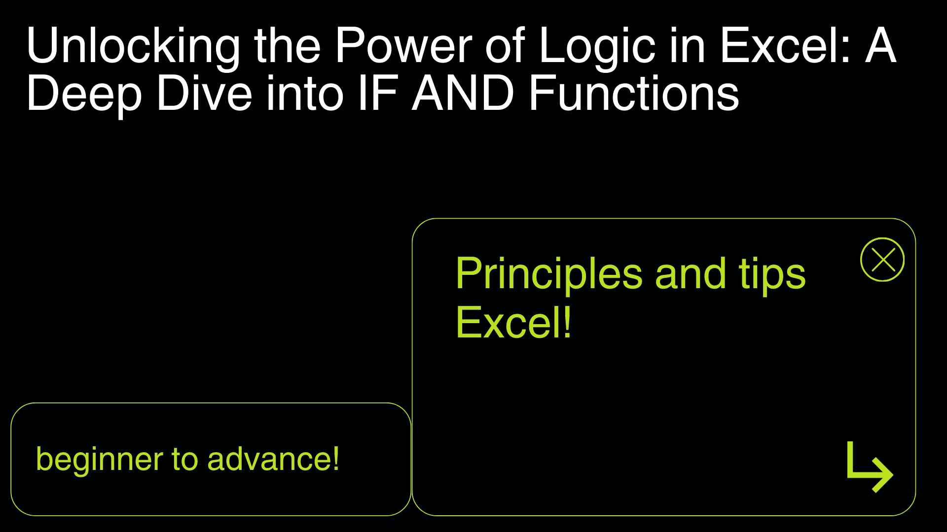 Unlocking The Power Of Logic In Excel A Deep Dive Into If And Functions