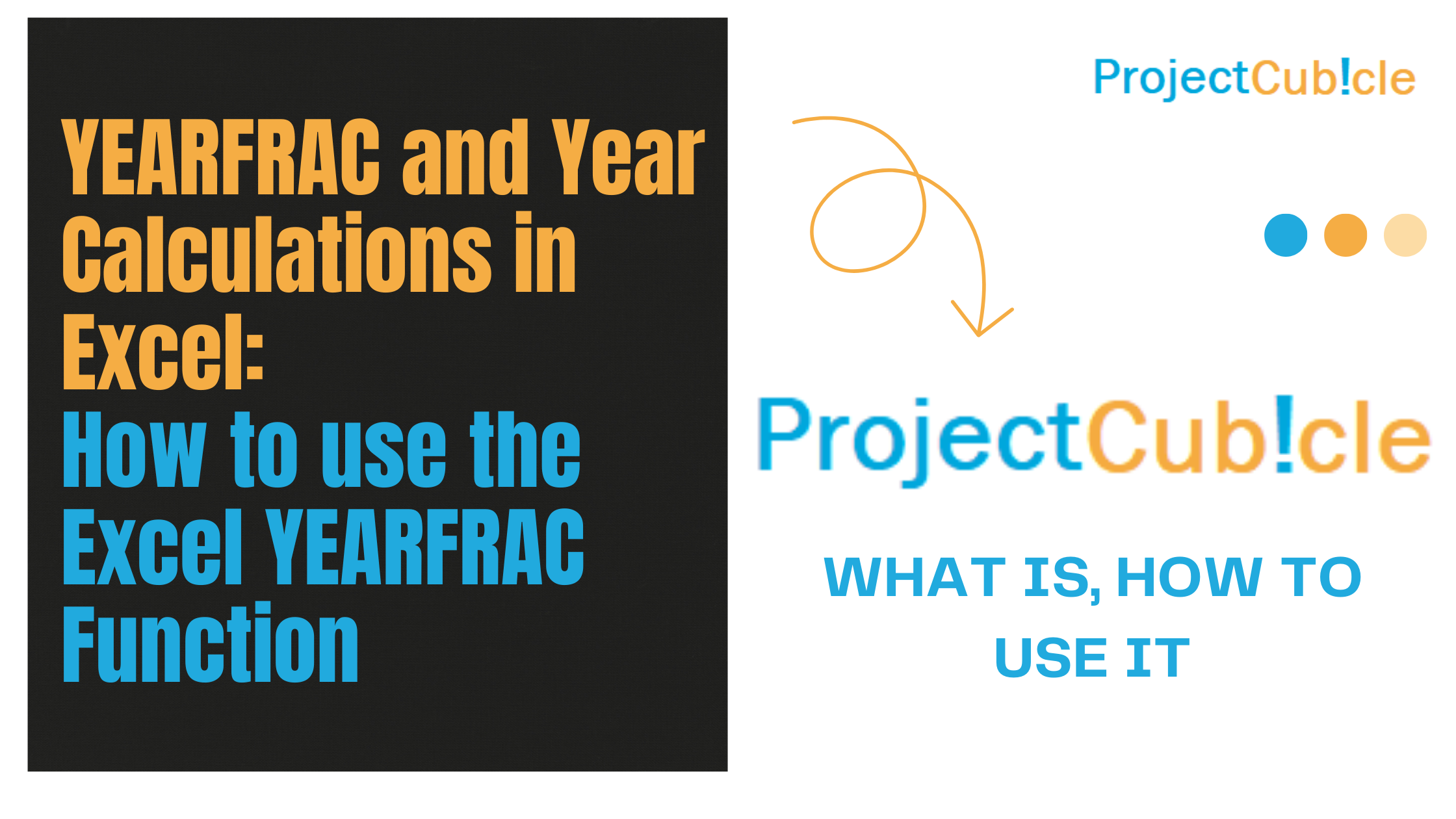 YEARFRAC and Year Calculations in Excel: How to use the Excel YEARFRAC function