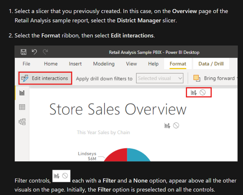 Control Which Page Visuals Are Affected By Slicers