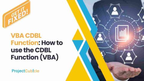 VBA CDBL Function: How to use the CDBL Function (VBA)