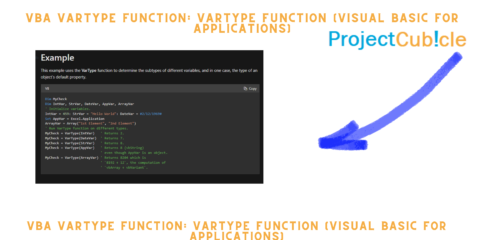 VBA VARTYPE FUNCTION: VarType function (Visual Basic for Applications)