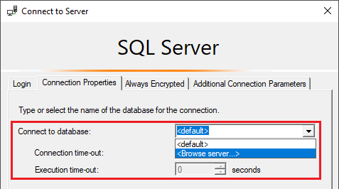 Sql-Profiler-Connection-Properties