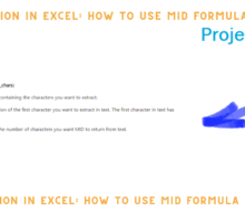 MID Function in Excel: How to use MID Formula in Excel?
