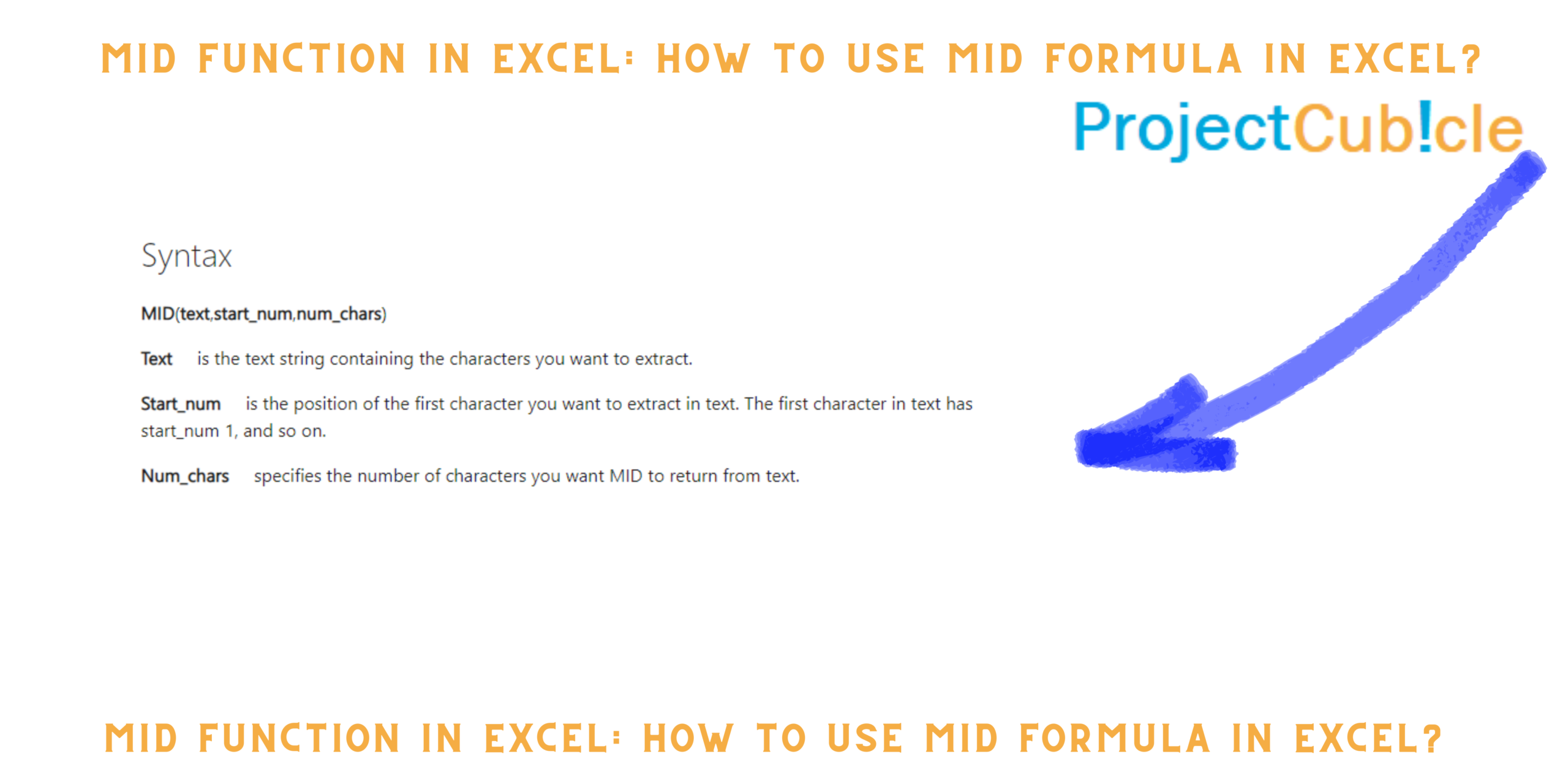 Mid Function In Excel: How To Use Mid Formula In Excel?