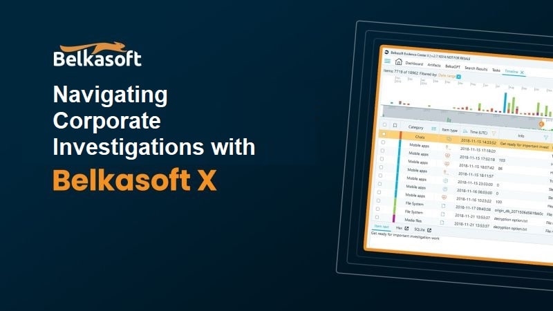 Navigating Corporate Investigations With Belkasoft X-Min